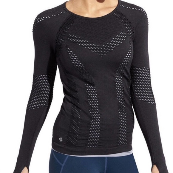 Athleta Tops - Athleta Burpee Laser Double Layer Cut Top